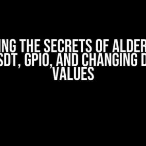 Unlocking the Secrets of Alder Lake N: ACPI/DSDT, GPIO, and Changing Default Values